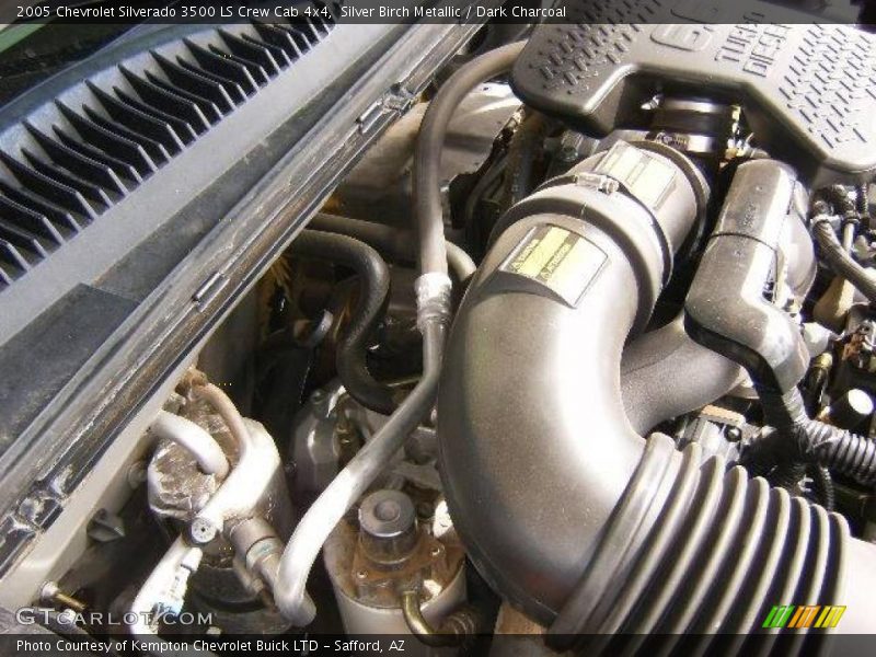 Silver Birch Metallic / Dark Charcoal 2005 Chevrolet Silverado 3500 LS Crew Cab 4x4