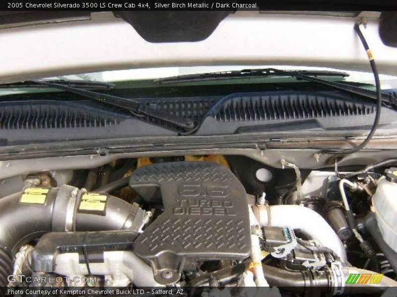 Silver Birch Metallic / Dark Charcoal 2005 Chevrolet Silverado 3500 LS Crew Cab 4x4