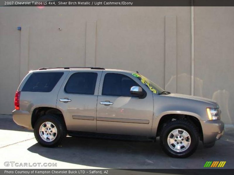Silver Birch Metallic / Light Cashmere/Ebony 2007 Chevrolet Tahoe LS 4x4
