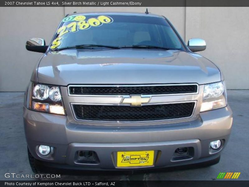 Silver Birch Metallic / Light Cashmere/Ebony 2007 Chevrolet Tahoe LS 4x4