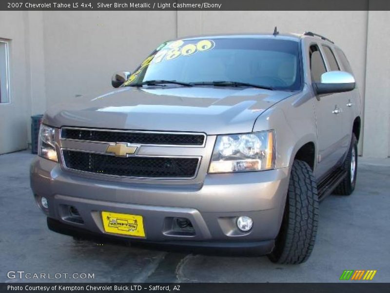 Silver Birch Metallic / Light Cashmere/Ebony 2007 Chevrolet Tahoe LS 4x4