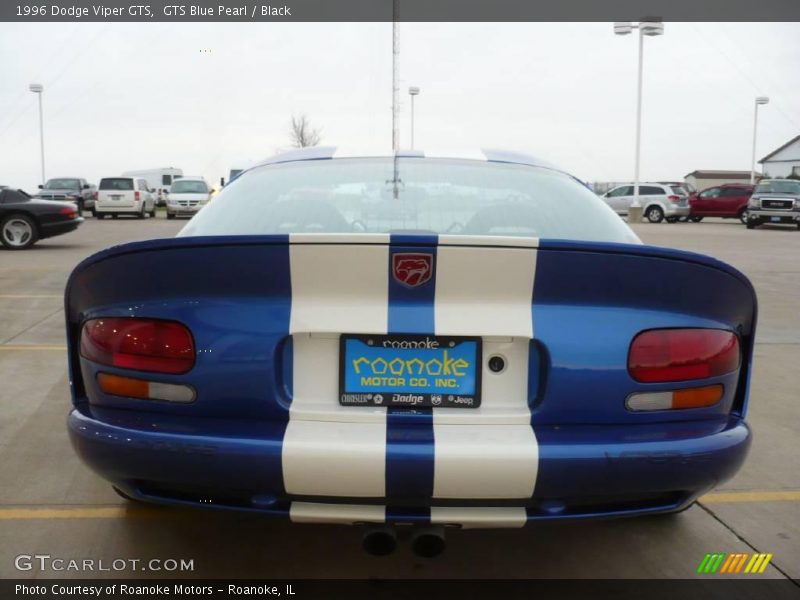 GTS Blue Pearl / Black 1996 Dodge Viper GTS