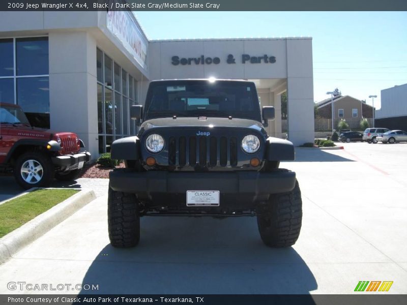 Black / Dark Slate Gray/Medium Slate Gray 2009 Jeep Wrangler X 4x4