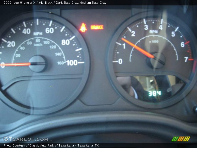 Black / Dark Slate Gray/Medium Slate Gray 2009 Jeep Wrangler X 4x4