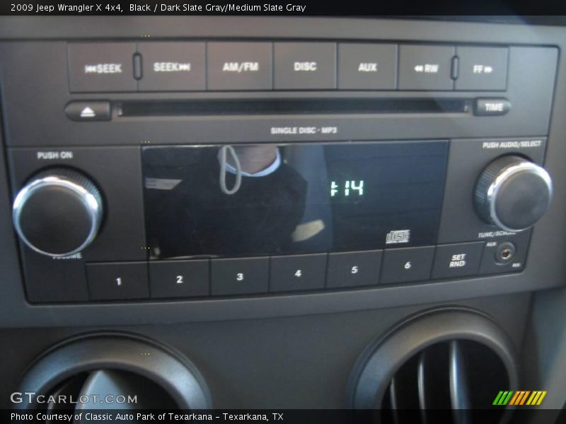Black / Dark Slate Gray/Medium Slate Gray 2009 Jeep Wrangler X 4x4