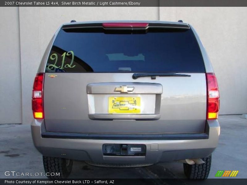 Silver Birch Metallic / Light Cashmere/Ebony 2007 Chevrolet Tahoe LS 4x4