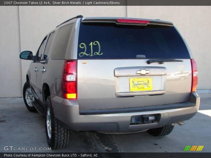 Silver Birch Metallic / Light Cashmere/Ebony 2007 Chevrolet Tahoe LS 4x4