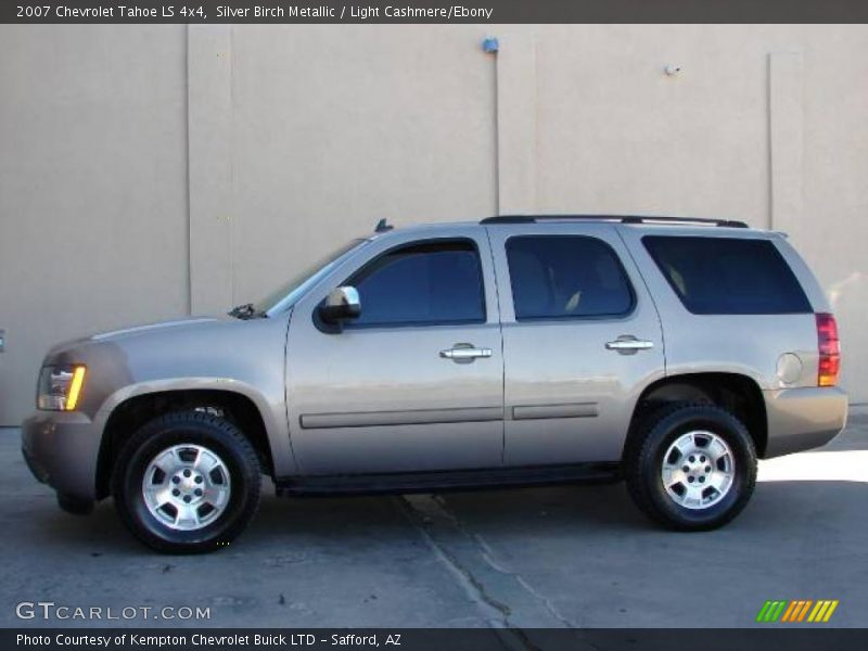 Silver Birch Metallic / Light Cashmere/Ebony 2007 Chevrolet Tahoe LS 4x4