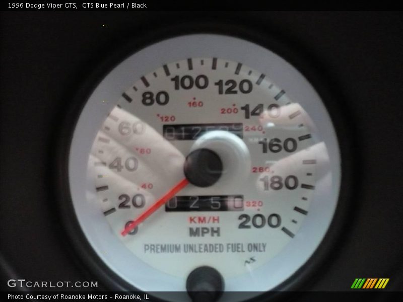 GTS Blue Pearl / Black 1996 Dodge Viper GTS