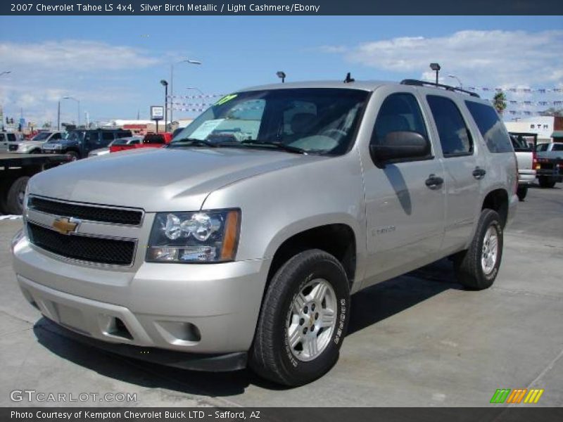 Silver Birch Metallic / Light Cashmere/Ebony 2007 Chevrolet Tahoe LS 4x4