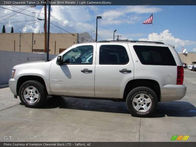 Silver Birch Metallic / Light Cashmere/Ebony 2007 Chevrolet Tahoe LS 4x4
