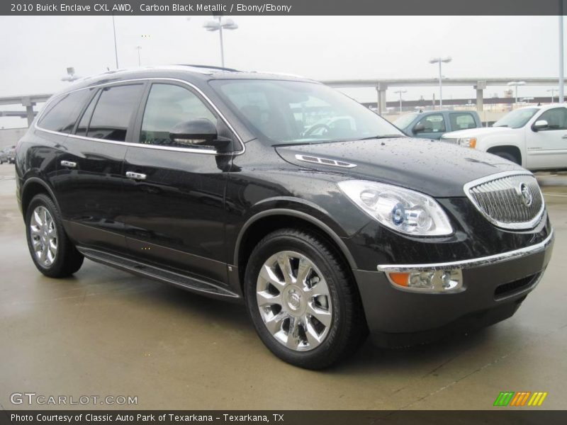 Carbon Black Metallic / Ebony/Ebony 2010 Buick Enclave CXL AWD