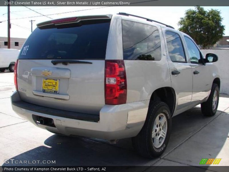 Silver Birch Metallic / Light Cashmere/Ebony 2007 Chevrolet Tahoe LS 4x4