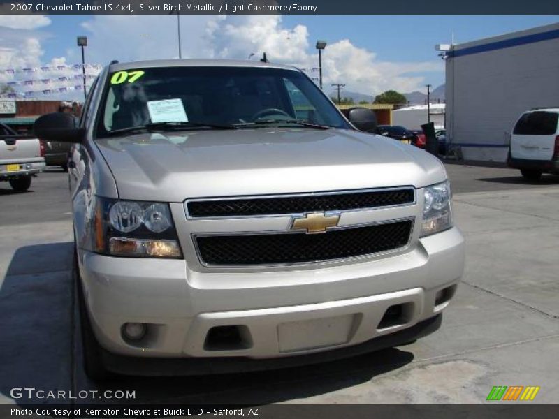 Silver Birch Metallic / Light Cashmere/Ebony 2007 Chevrolet Tahoe LS 4x4
