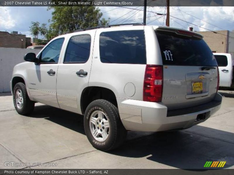 Silver Birch Metallic / Light Cashmere/Ebony 2007 Chevrolet Tahoe LS 4x4