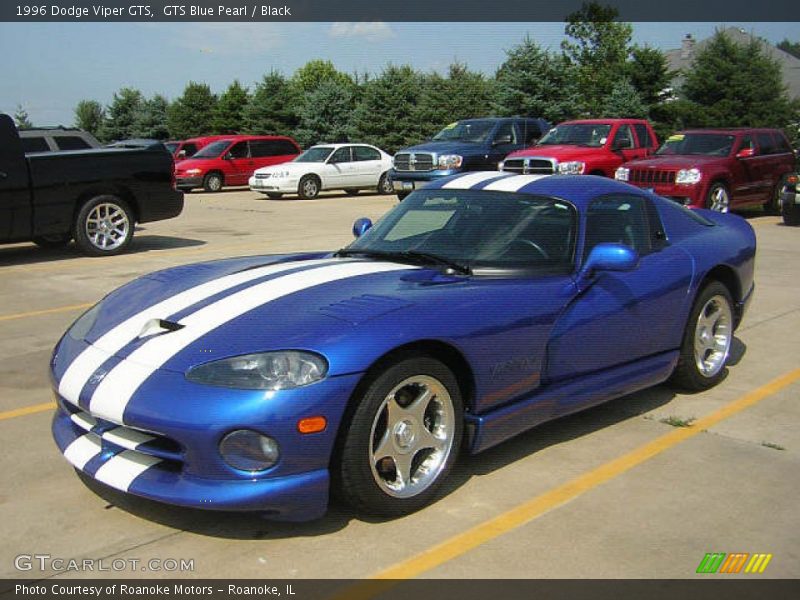 GTS Blue Pearl / Black 1996 Dodge Viper GTS