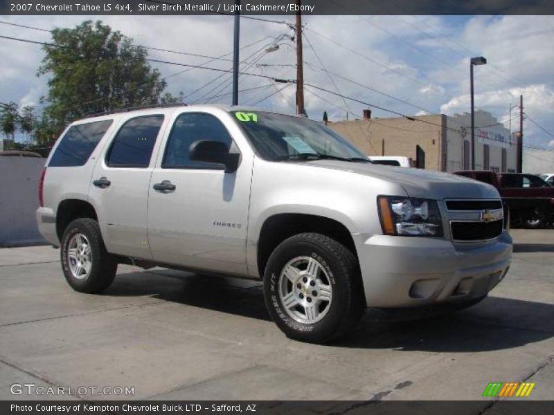 Silver Birch Metallic / Light Cashmere/Ebony 2007 Chevrolet Tahoe LS 4x4