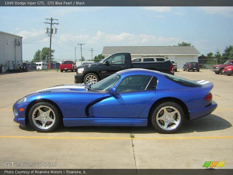 GTS Blue Pearl / Black 1996 Dodge Viper GTS
