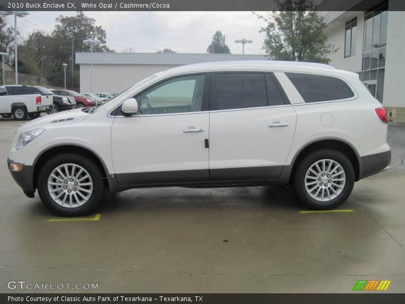 White Opal / Cashmere/Cocoa 2010 Buick Enclave CX