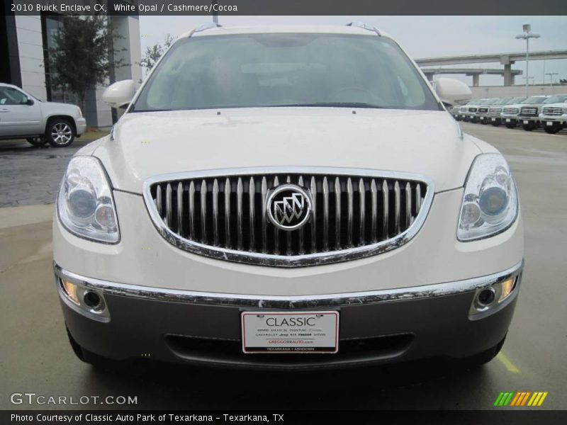 White Opal / Cashmere/Cocoa 2010 Buick Enclave CX