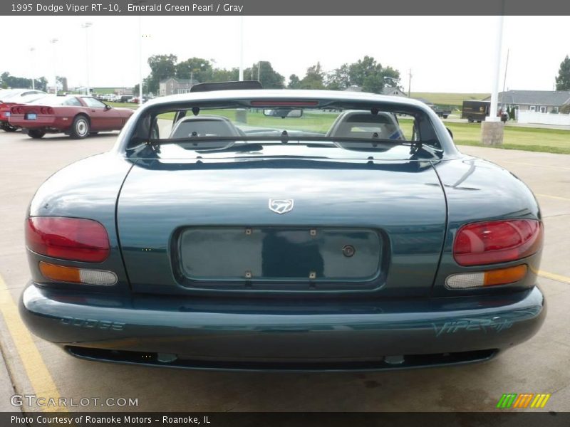 Emerald Green Pearl / Gray 1995 Dodge Viper RT-10