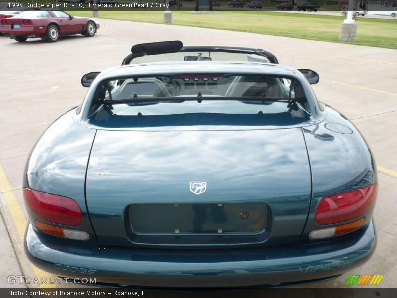 Emerald Green Pearl / Gray 1995 Dodge Viper RT-10