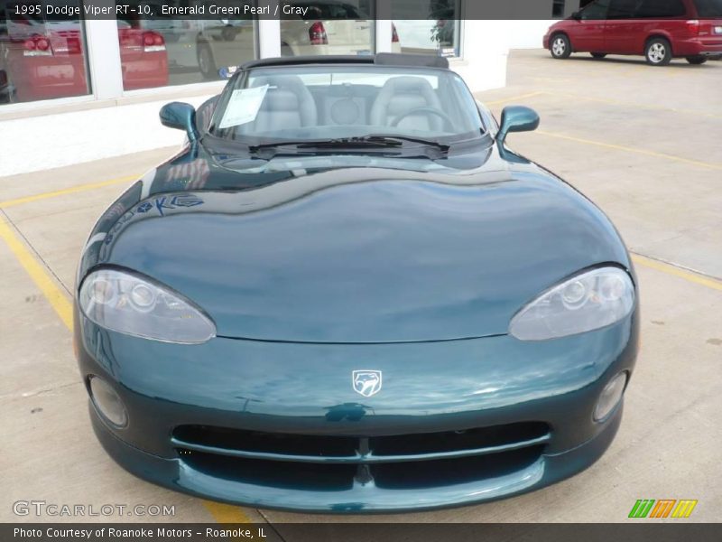 Emerald Green Pearl / Gray 1995 Dodge Viper RT-10