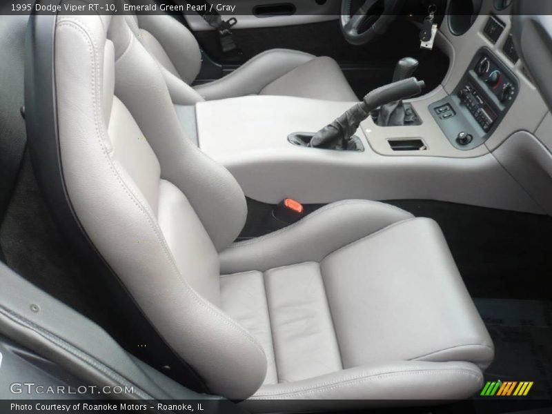 Emerald Green Pearl / Gray 1995 Dodge Viper RT-10