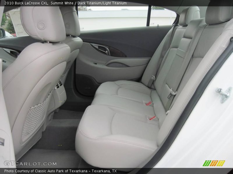 Summit White / Dark Titanium/Light Titanium 2010 Buick LaCrosse CXL