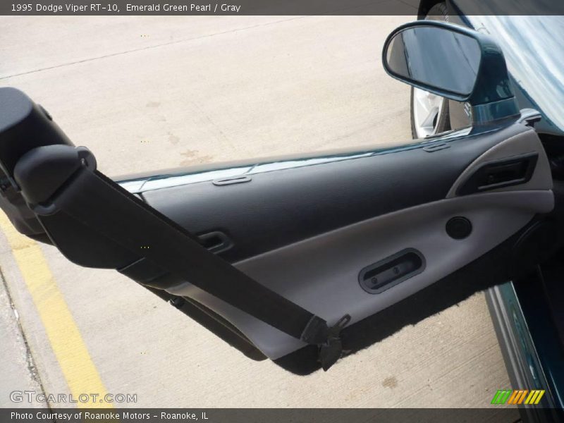 Emerald Green Pearl / Gray 1995 Dodge Viper RT-10