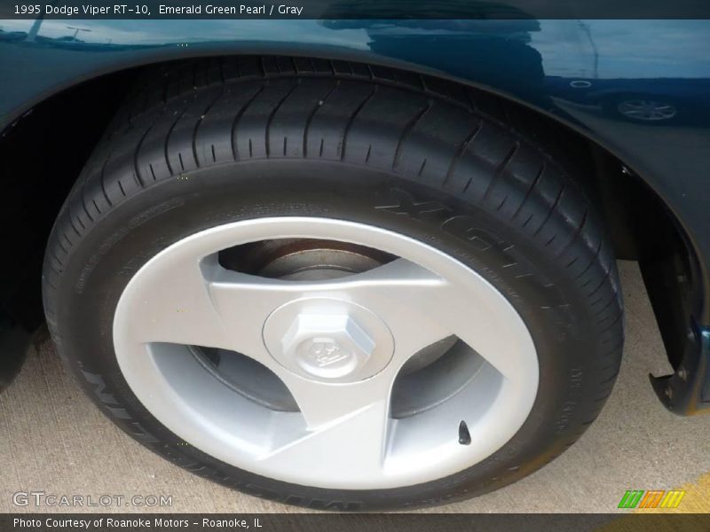 Emerald Green Pearl / Gray 1995 Dodge Viper RT-10