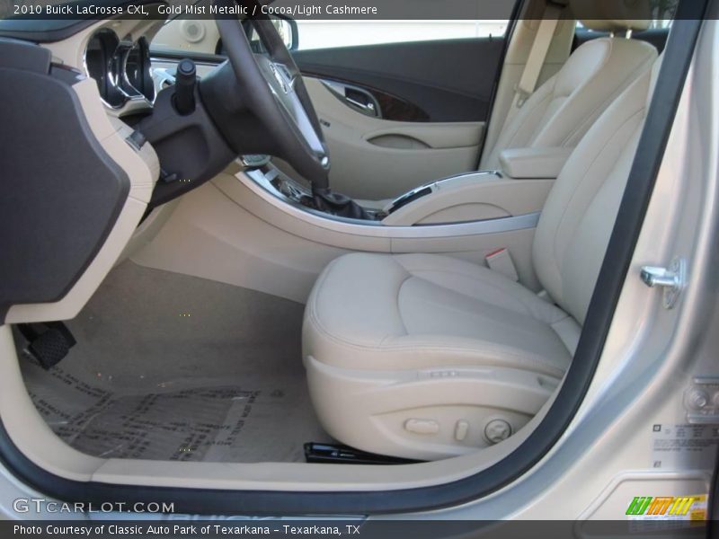 Gold Mist Metallic / Cocoa/Light Cashmere 2010 Buick LaCrosse CXL