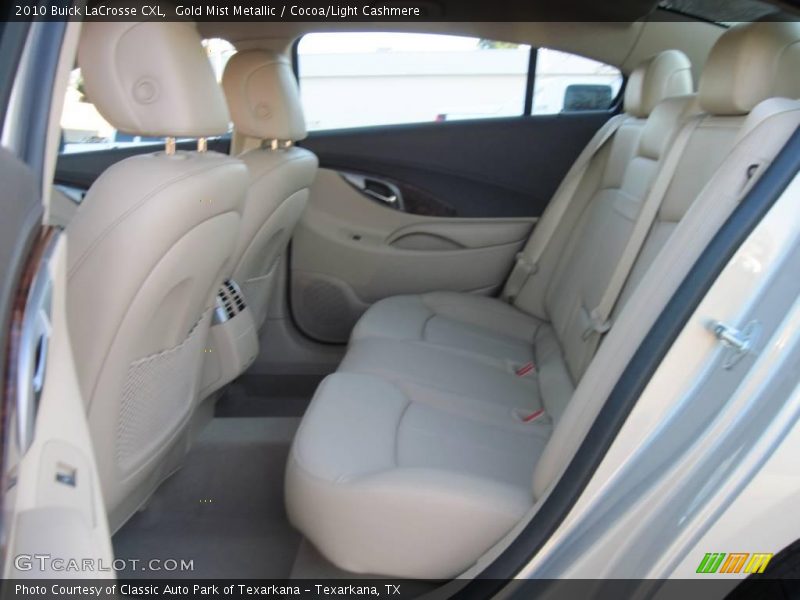 Gold Mist Metallic / Cocoa/Light Cashmere 2010 Buick LaCrosse CXL