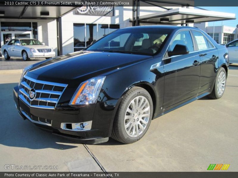 Black Raven / Cashmere/Cocoa 2010 Cadillac CTS 3.6 Premium Sedan