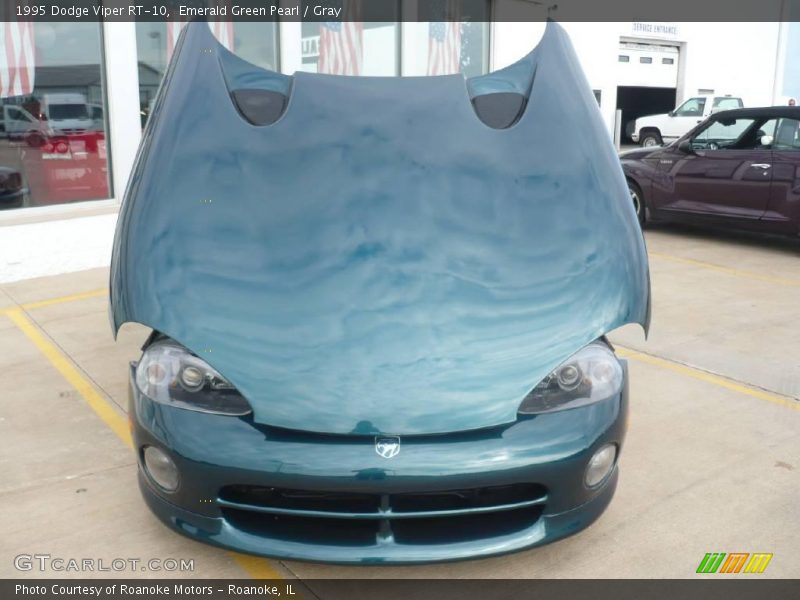 Emerald Green Pearl / Gray 1995 Dodge Viper RT-10