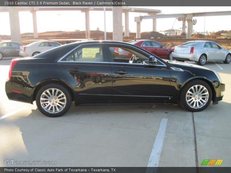 Black Raven / Cashmere/Cocoa 2010 Cadillac CTS 3.6 Premium Sedan