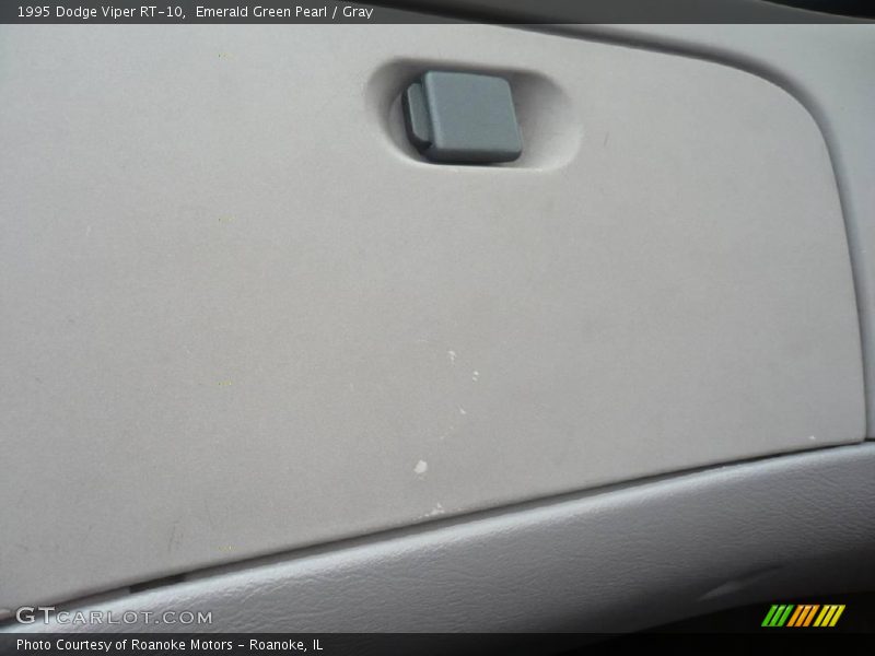 Emerald Green Pearl / Gray 1995 Dodge Viper RT-10