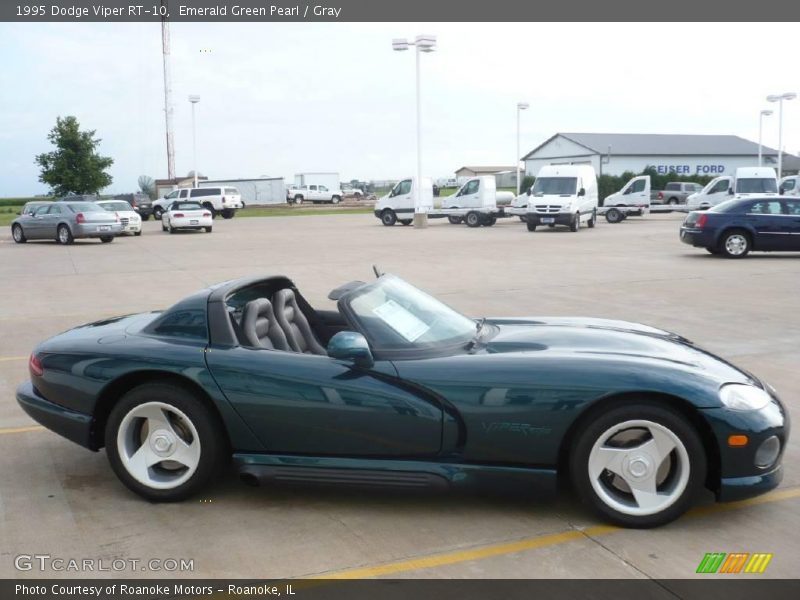 Emerald Green Pearl / Gray 1995 Dodge Viper RT-10