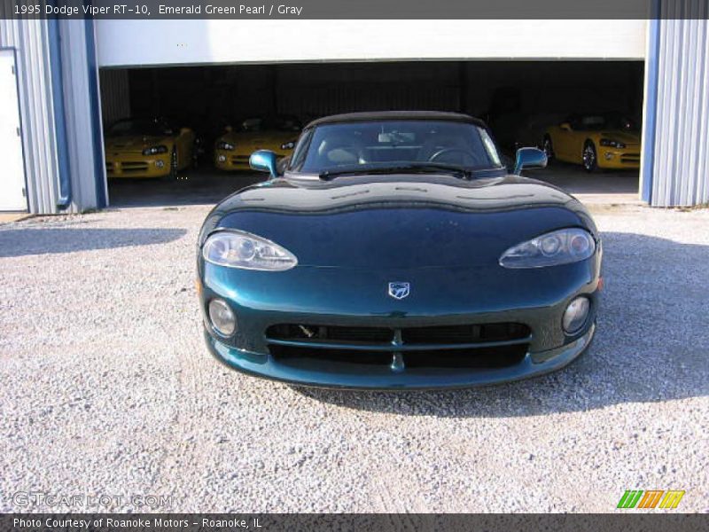 Emerald Green Pearl / Gray 1995 Dodge Viper RT-10