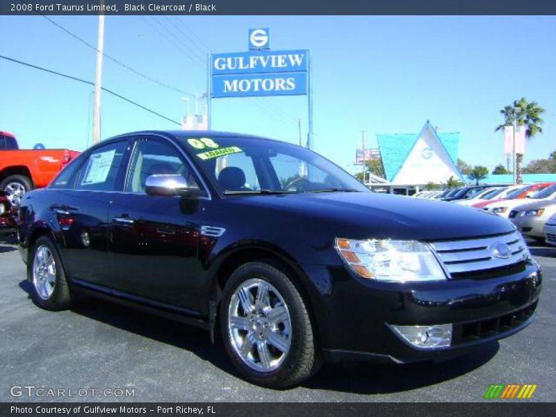 Black Clearcoat / Black 2008 Ford Taurus Limited