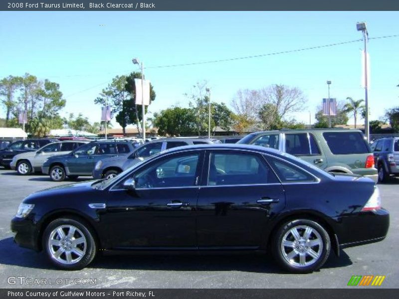 Black Clearcoat / Black 2008 Ford Taurus Limited