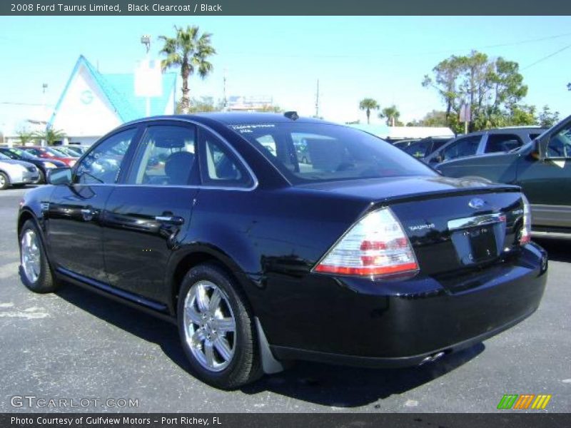 Black Clearcoat / Black 2008 Ford Taurus Limited
