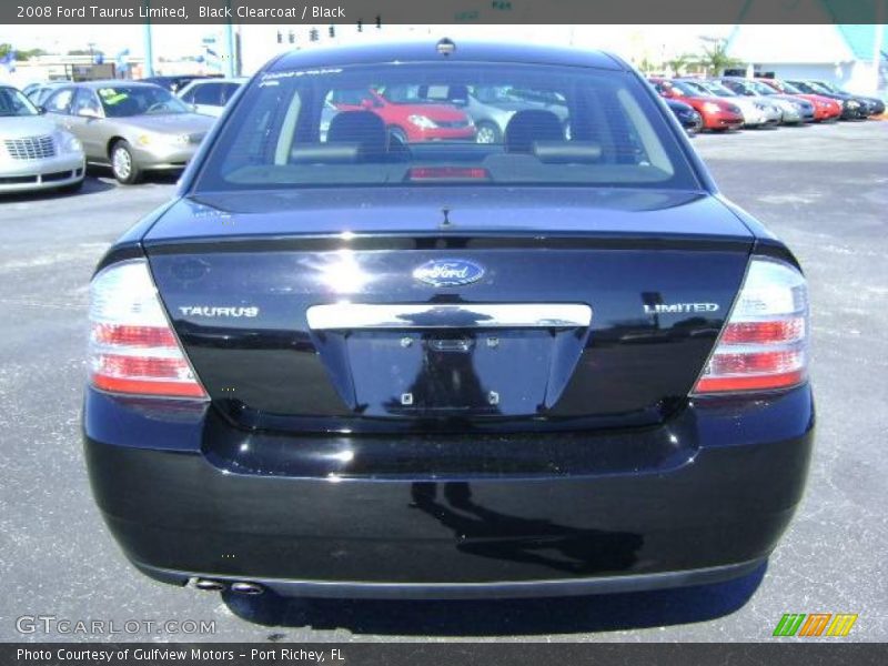 Black Clearcoat / Black 2008 Ford Taurus Limited