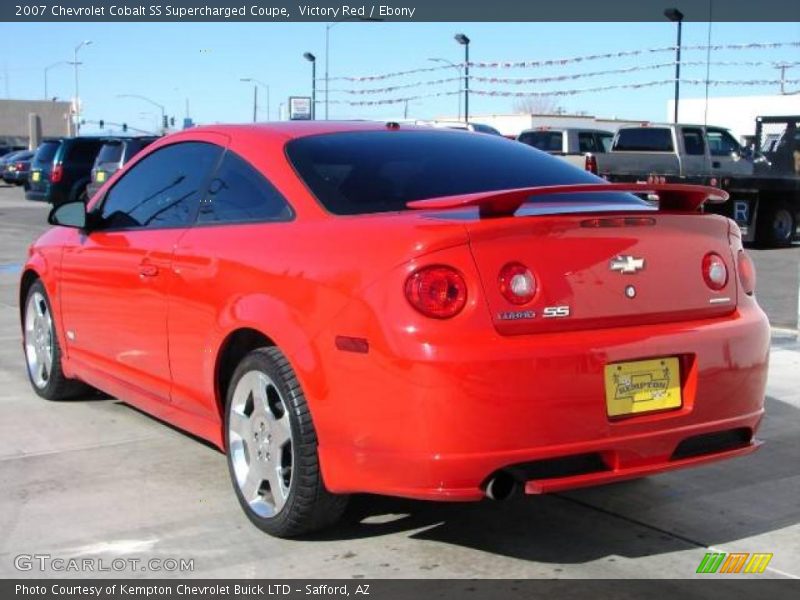 Victory Red / Ebony 2007 Chevrolet Cobalt SS Supercharged Coupe