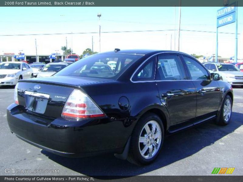 Black Clearcoat / Black 2008 Ford Taurus Limited