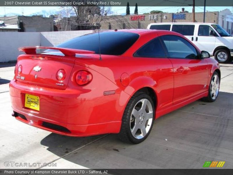 Victory Red / Ebony 2007 Chevrolet Cobalt SS Supercharged Coupe