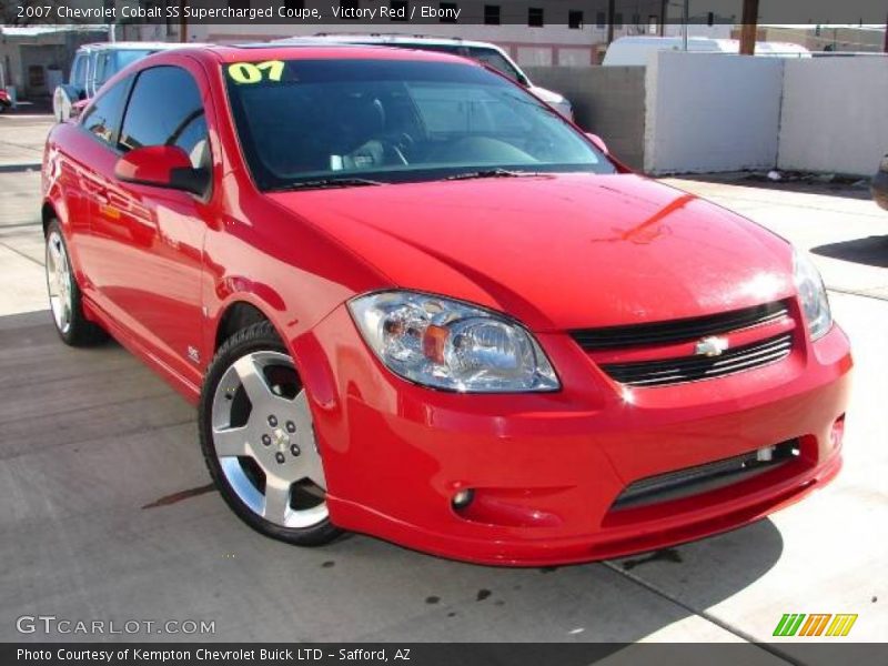 Victory Red / Ebony 2007 Chevrolet Cobalt SS Supercharged Coupe