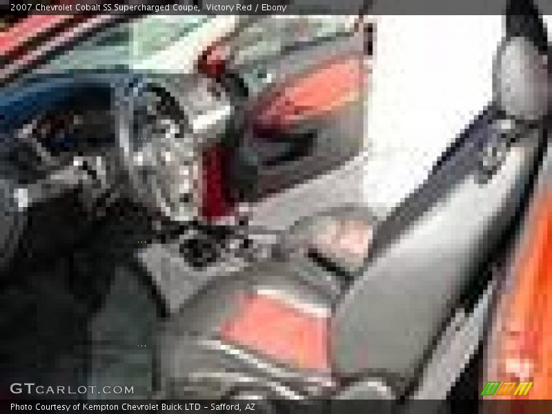 Victory Red / Ebony 2007 Chevrolet Cobalt SS Supercharged Coupe