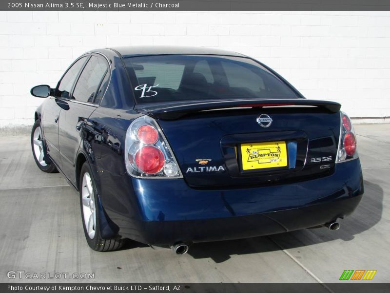 Majestic Blue Metallic / Charcoal 2005 Nissan Altima 3.5 SE