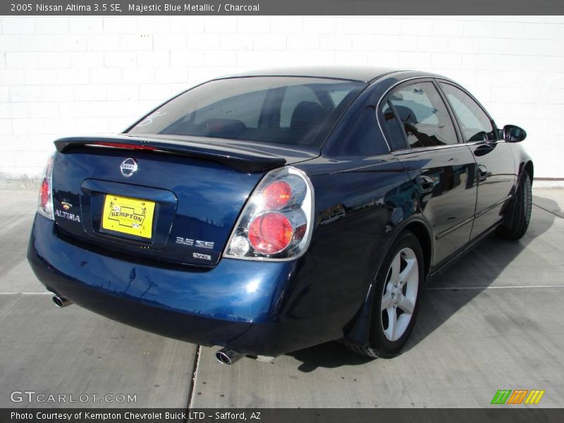 Majestic Blue Metallic / Charcoal 2005 Nissan Altima 3.5 SE